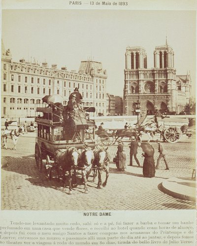 Notre-Dame, Paris, 1893 - French Photographer